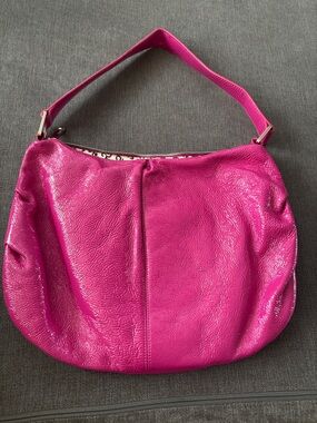 HOBO Bright Fuchsia Shoulder Hobo Bag